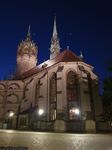 Wittenberg - Schlosskirche bei Nacht