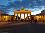 Berlin - Brandenburger Tor am Abend